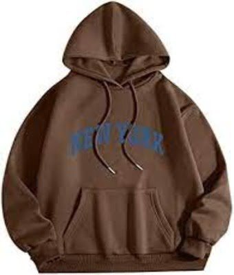 Long Sleeve Pullover Pro Club Hoodie Coffee Color